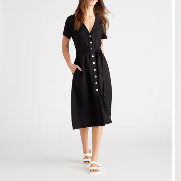 Quince Dresses & Skirts - Quince 100% European Linen Button Front Dress
